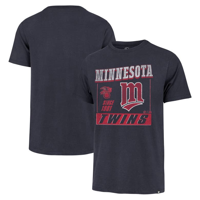 47 ' Navy Minnesota Twins Outlast Franklin T-shirt