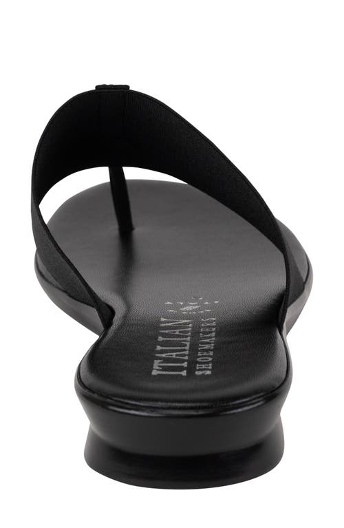 Italian Shoemakers Lillee Flip Flop In Black