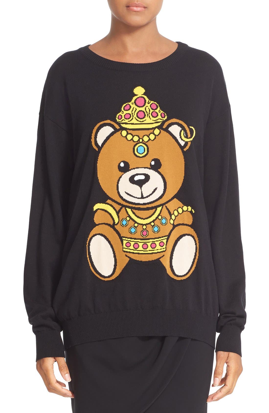 moschino teddy bear sweater
