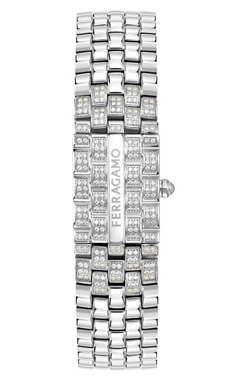 Ferragamo Secret Bracelet Watch, 18.5mm In Stainless Steel