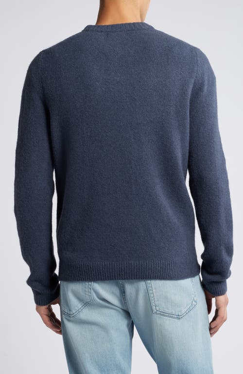 Shop Treasure & Bond Soft Texture Crewneck Sweater In Navy India Ink