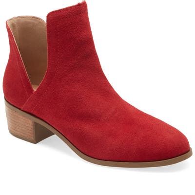 Matisse Pronto Split Shaft Bootie- Red