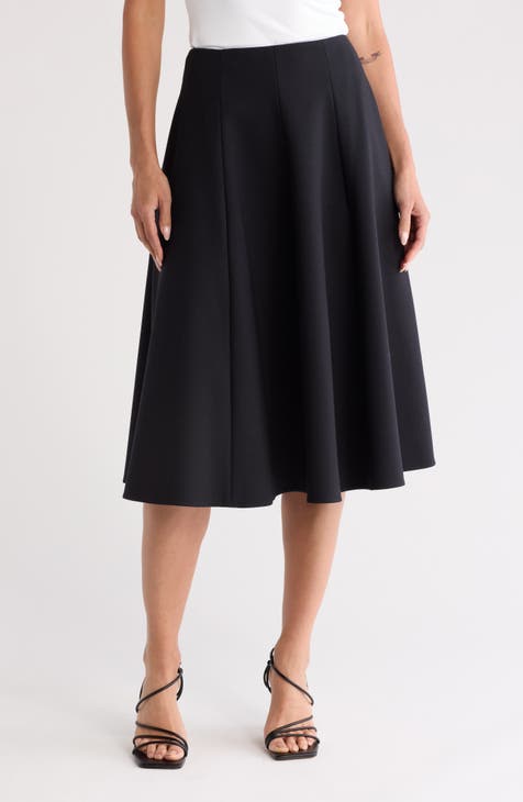 A-Line Midi Skirt