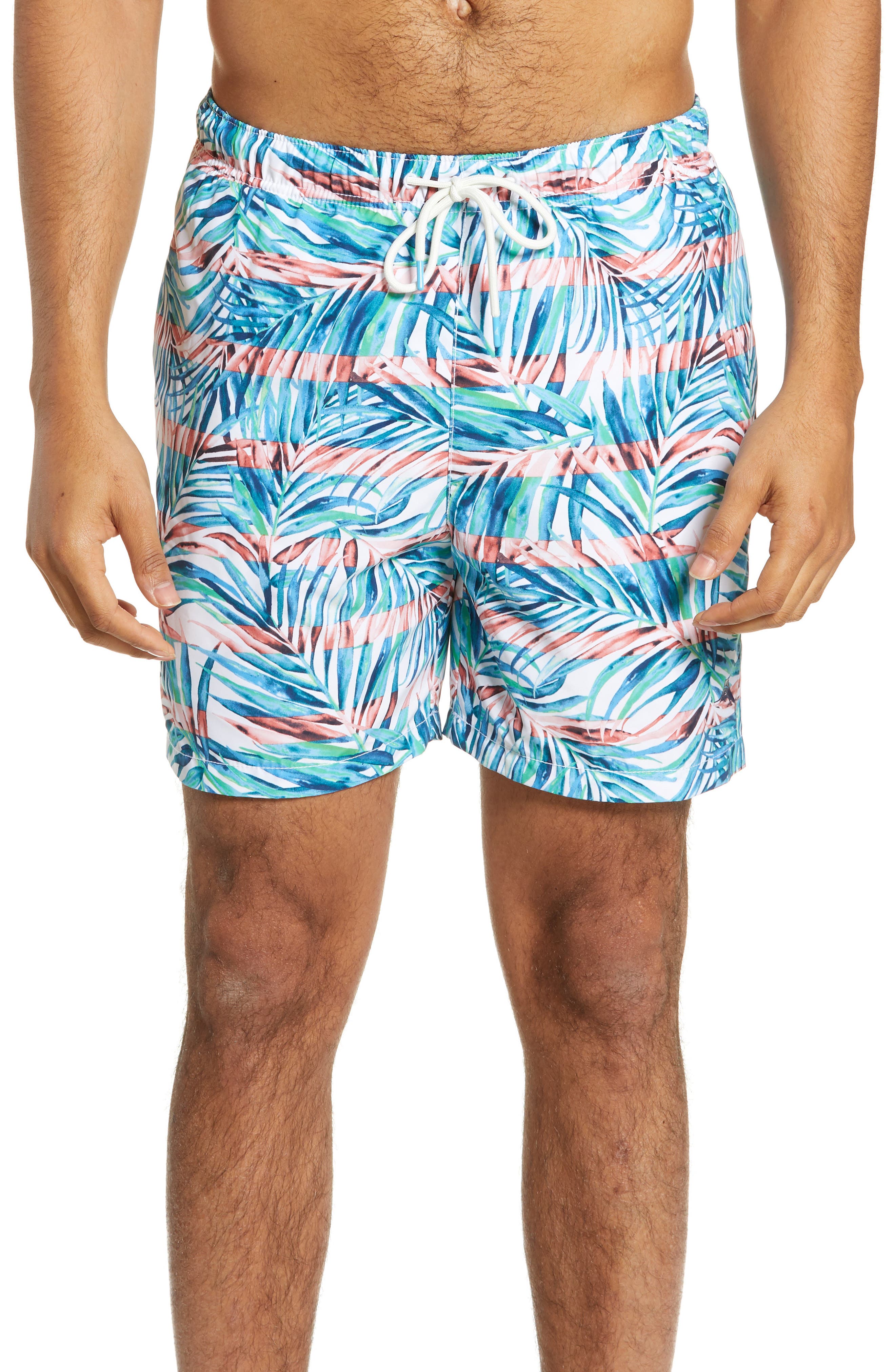 Tommy Bahama Naples Mai Le-Lei Swim Trunks, Blue
