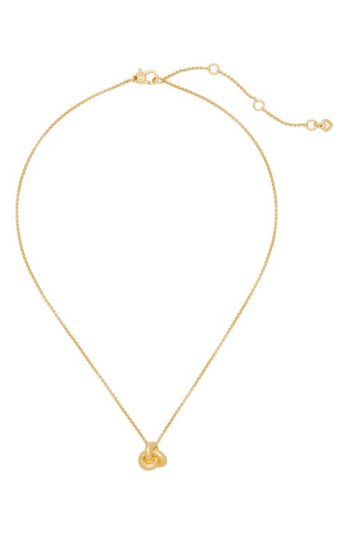 KATE SPADE KATE SPADE NEW YORK KNOT PENDANT NECKLACE