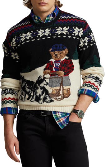 Polo ralph lauren 2024 sled bear sweatshirt