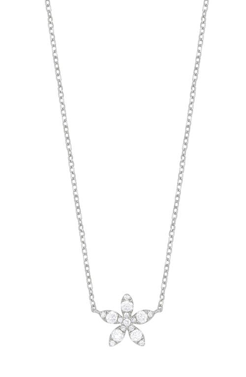 Bony Levy Mika Diamond Flower Pendant Necklace in 18K White Gold