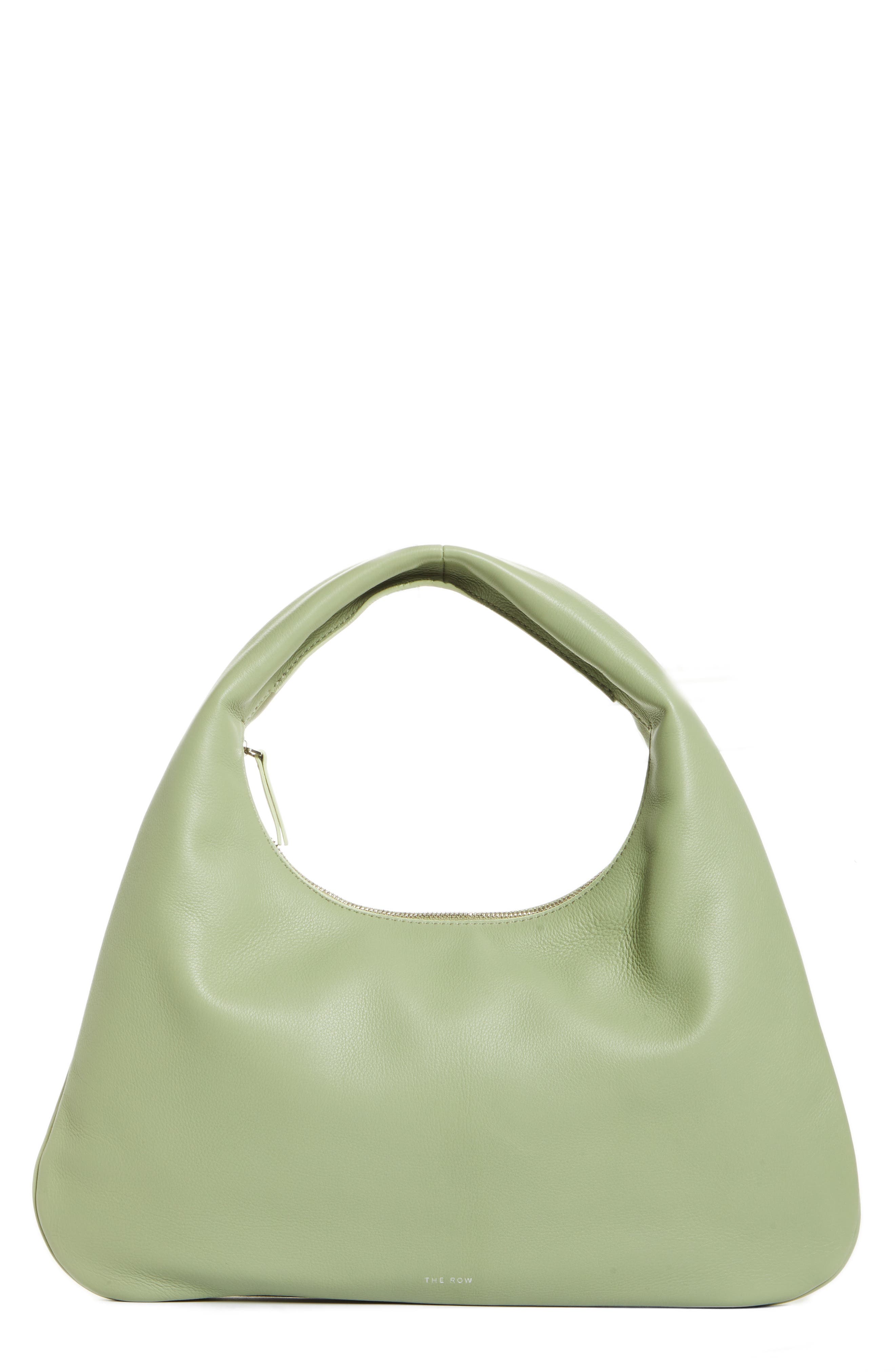 The Row Small Everyday Leather Shoulder Bag in Dusty Green at Nordstrom