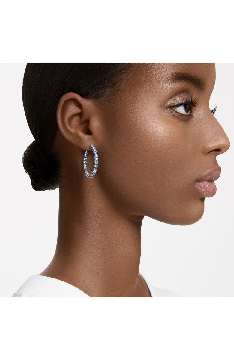 Swarovski Matrix Tennis Hoop Earrings Nordstrom