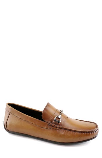 Shop Marc Joseph New York Liberty Ave Loafer Driving Shoe In Tan Napa