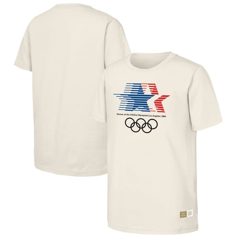 Shop Outerstuff Natural 1984 Los Angeles Games Olympic Heritage T-shirt