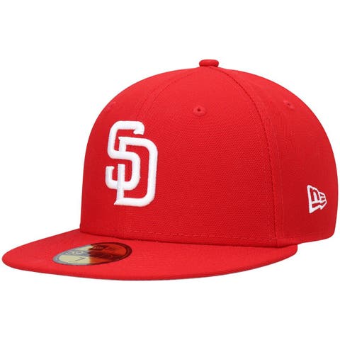 Men's New Era Cardinal San Diego Padres Two-Tone Color Pack 59FIFTY Fitted Hat