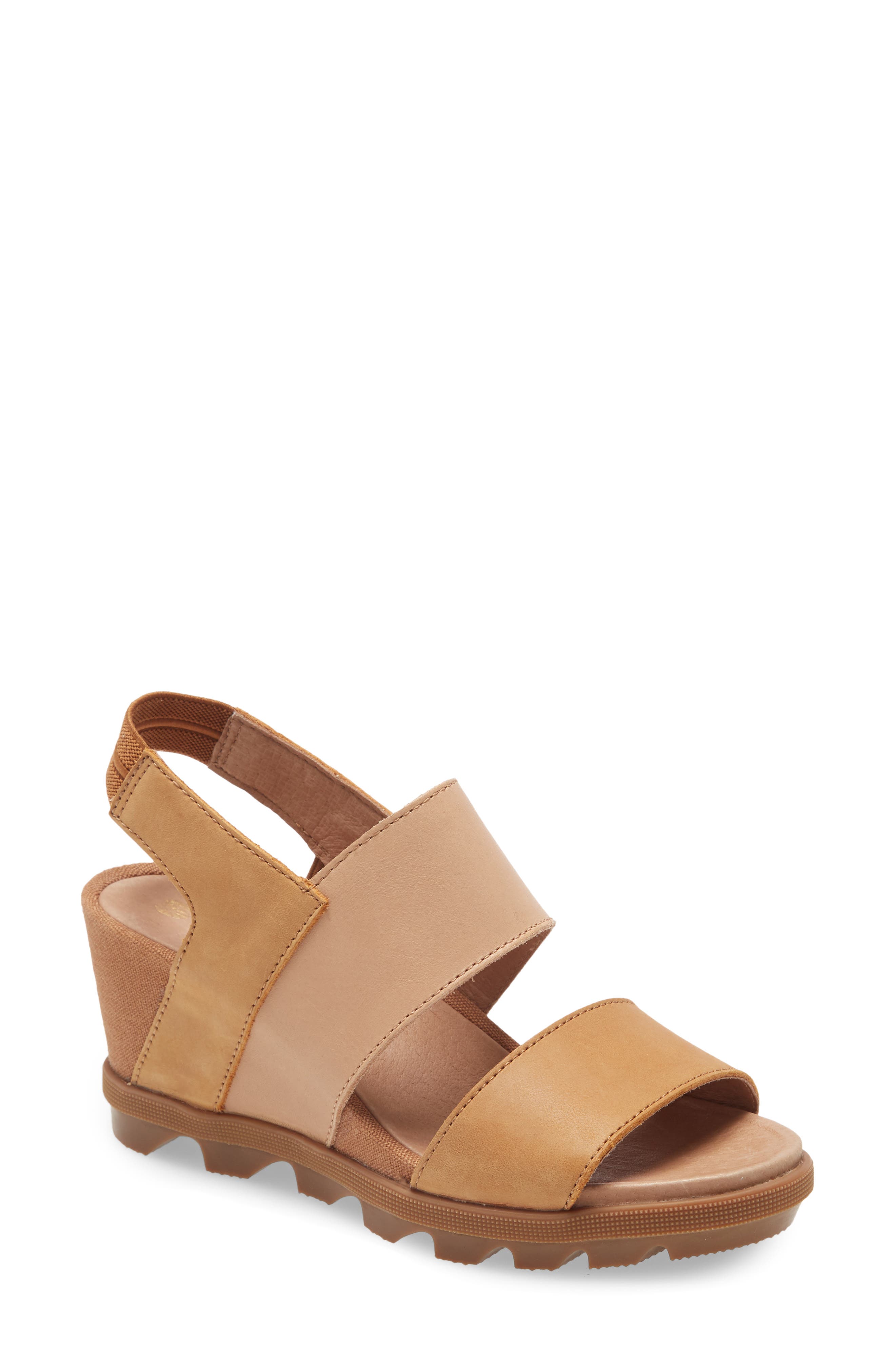 sorel sandals wedge