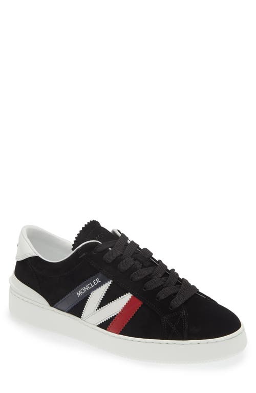 Moncler Monaco M Low Top Sneaker in Black at Nordstrom, Size 7Us