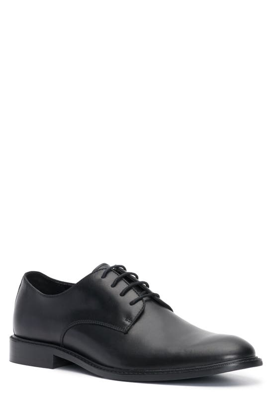 Vince Camuto Lyre Leather Derby In Black