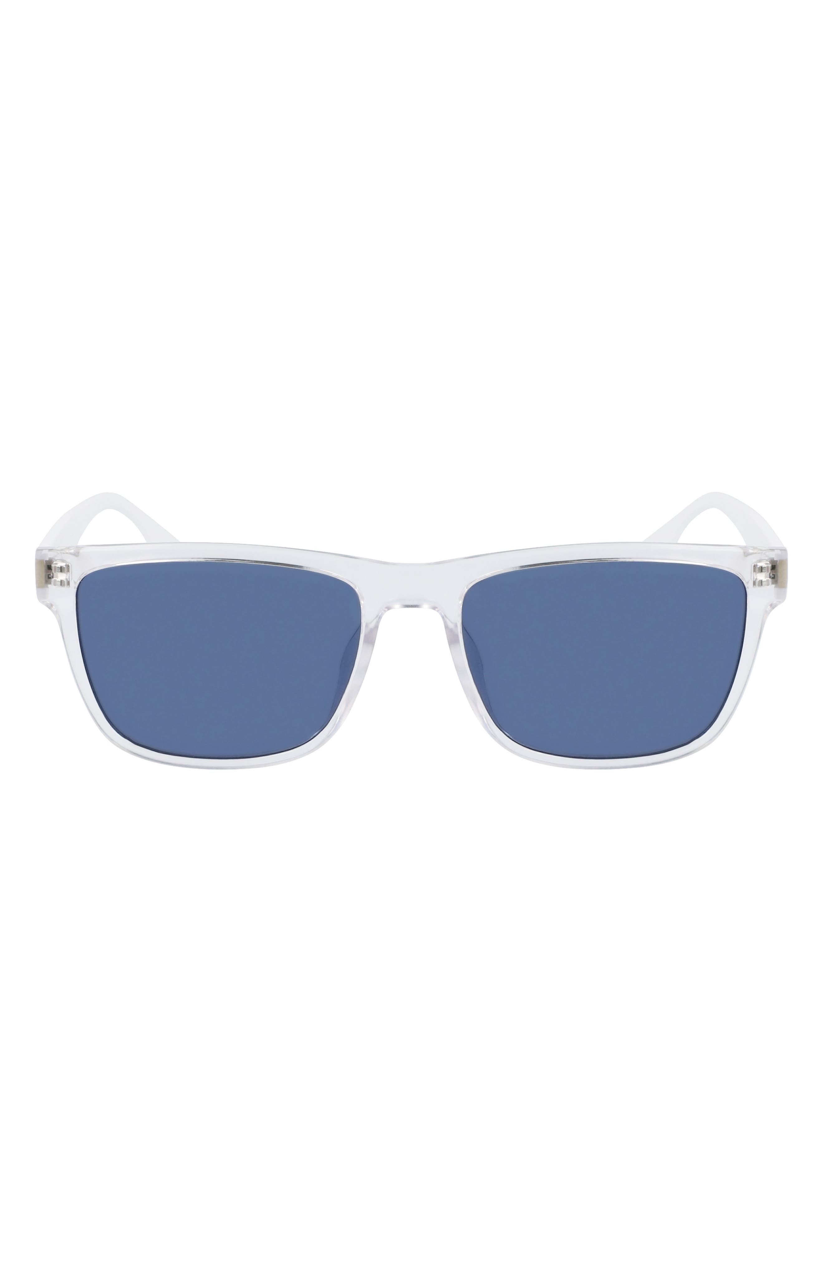 UPC 886895509374 product image for Converse Malden 58mm Rectangular Sunglasses in Crystal Clear /Blue at Nordstrom | upcitemdb.com