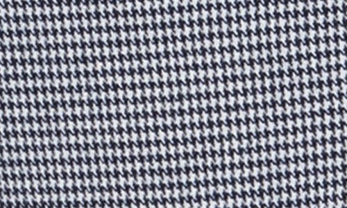 Akris Punto Wool Houndstooth Wrap Skirt In Cream-navy