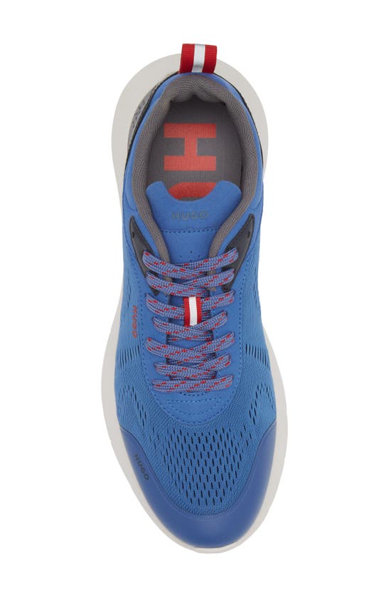 Shop Hugo Boss Boss Wayne Running Shoe In Open Blue