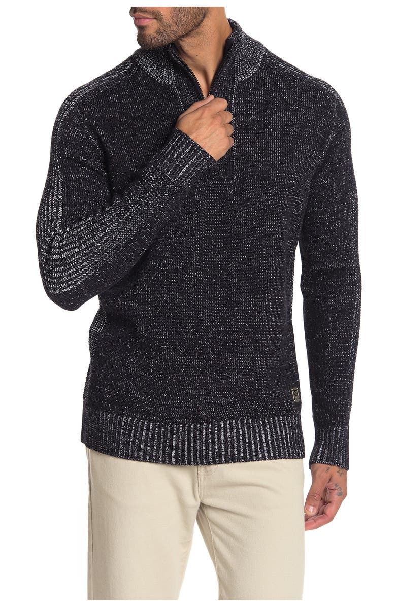 XRAY Quarter Zip Marble Knit Sweater | Nordstromrack