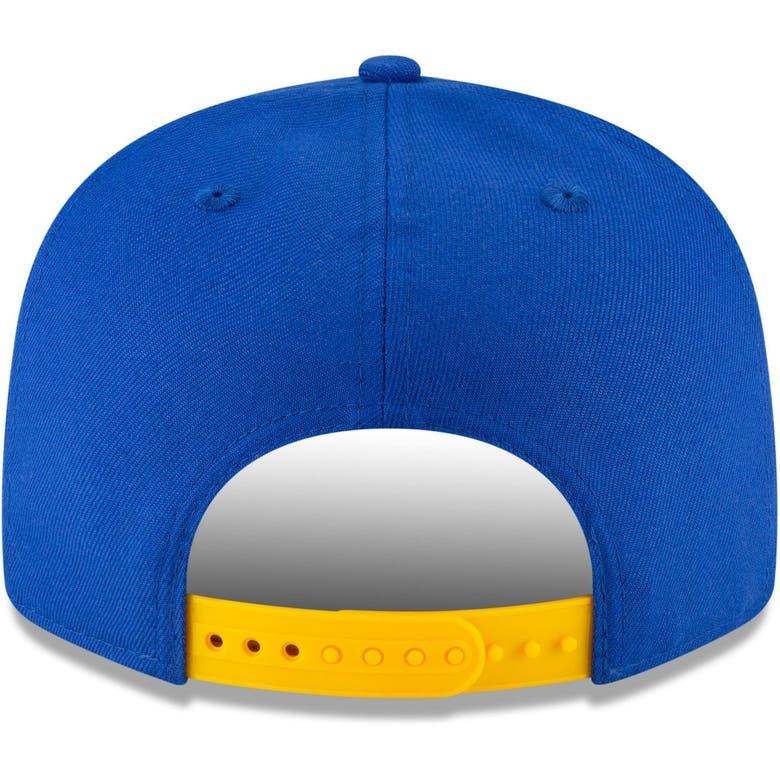 Los Angeles Rams New Era Vintage Throwback Stripe 9FIFTY Adjustable  Snapback Hat - Royal/Gold