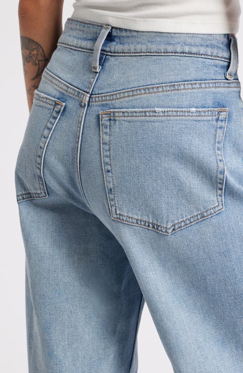 Bp. Low Rise Wide Leg Jeans In Light Wash