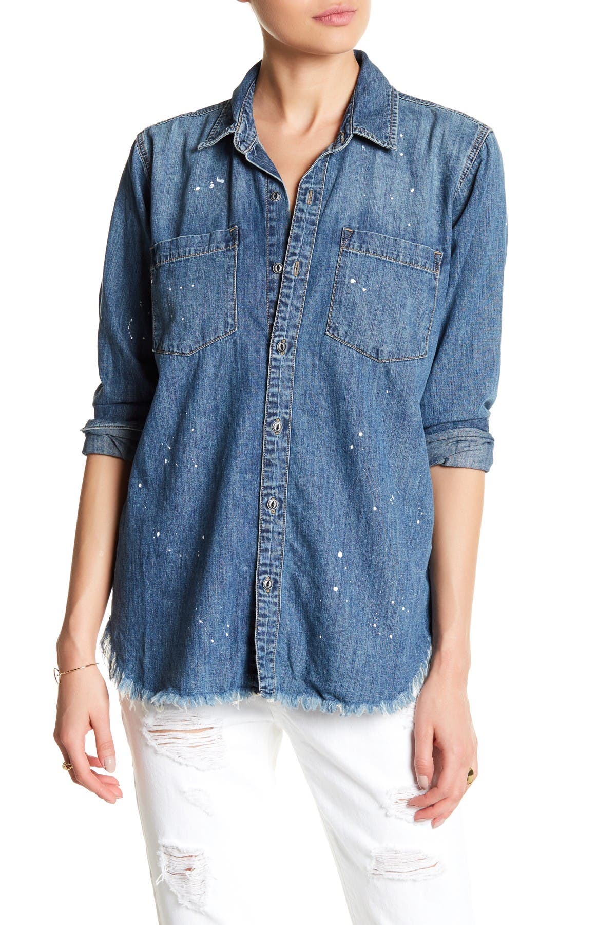 lucky brand boyfriend shirt