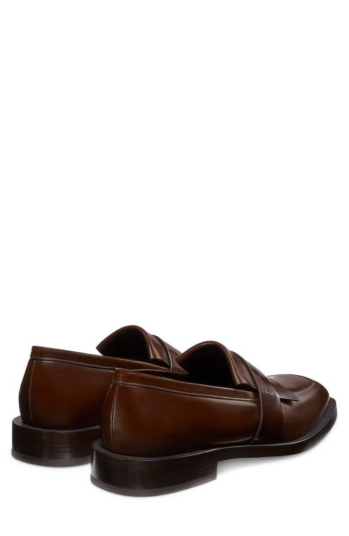 Shop Stuart Weitzman Royce Kiltie Loafer In Brown