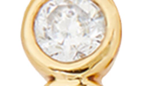 Kate Spade New York Dazzle Crystal Double Huggie Hoop Earrings In Clear/gold