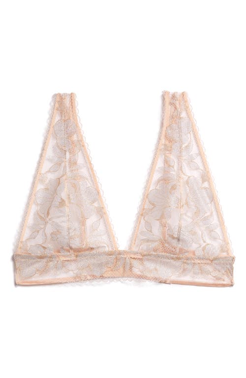 Shop Etam Confidente Sa Foul Lace Bralette In Blush