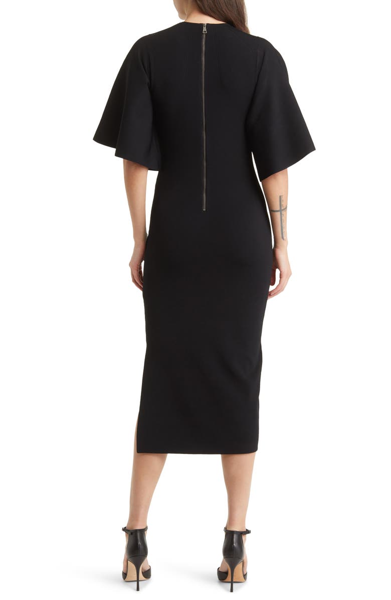 Ted Baker London Lounia Fluted Sleeve Body-Con Sweater Dress | Nordstrom