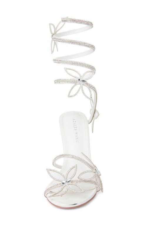 Shop Azalea Wang Dancy Ankle Wrap Sandal In White