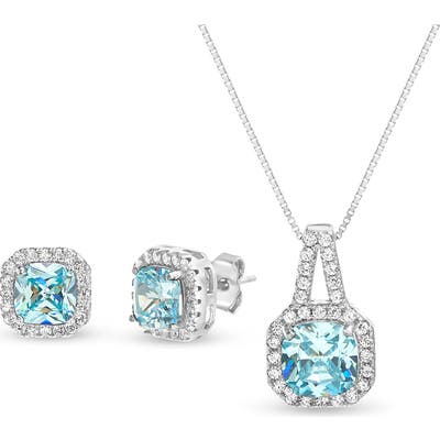 Lesa Michele Cubic Zirconia Earrings & Necklace Set