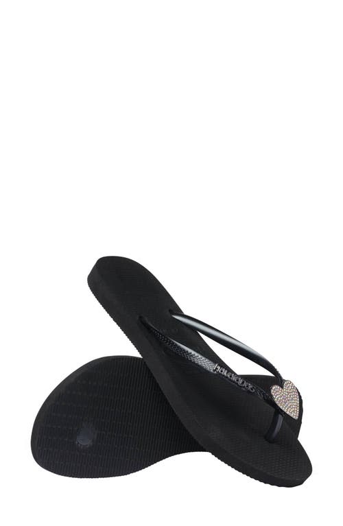 HAVAIANAS HAVAIANAS SLIM CRYSTAL CHARM FLIP FLOP