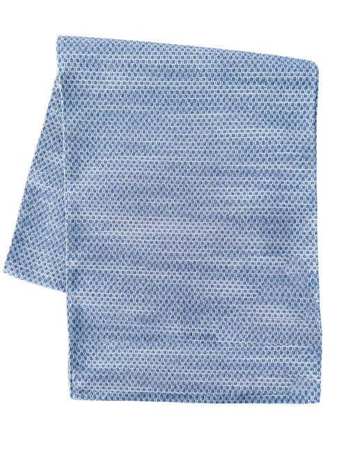 Anaya Deep Sea Indoor Outdoor Table Runner In Blue