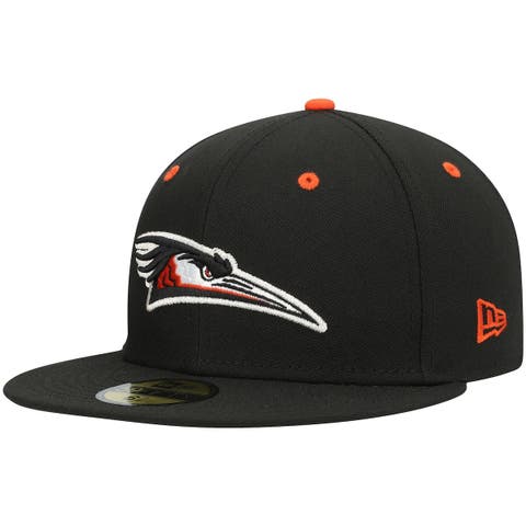 Louisville Bats Hat Cap Fitted Mens 7 Black Purple Minor League Baseball Men
