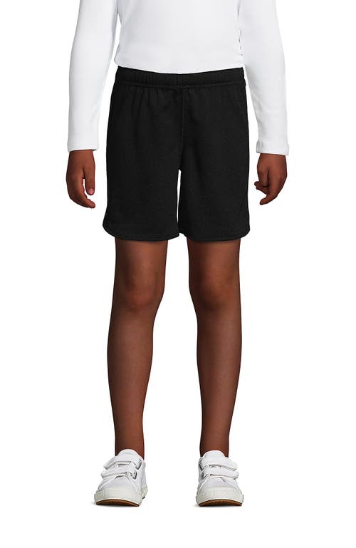 Shop Lands' End School Uniform Girls Mesh Gym Shorts In Black