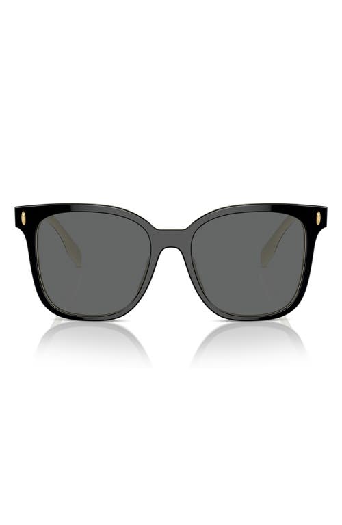 Tory Burch Woman Sunglass Ty7203u In Black/ivory
