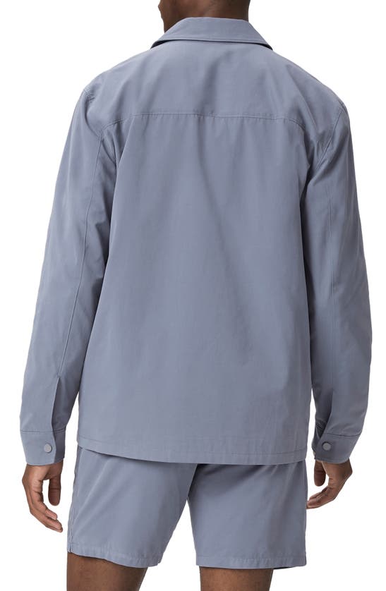 Paige Delman Shirt Jacket In Ink Pot