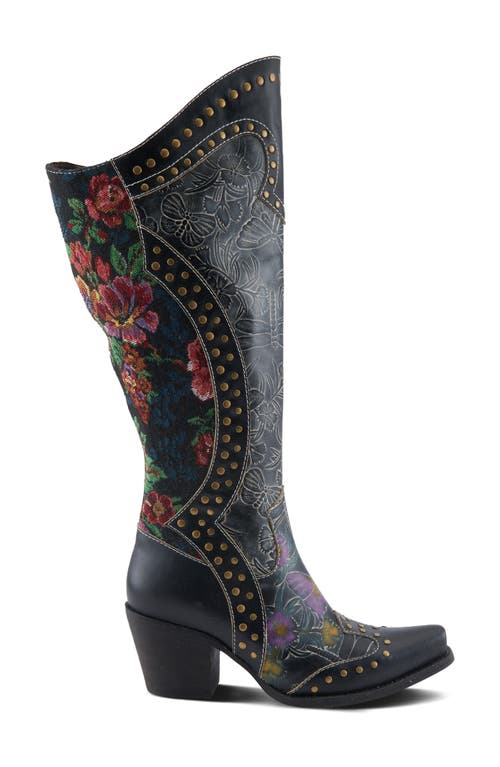 L'artiste By Spring Step Mallorie Knee High Boot In Black