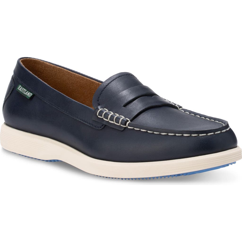 Eastland Baldwin Leather Loafer In Navy