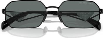 Prada 58mm shop square sunglasses