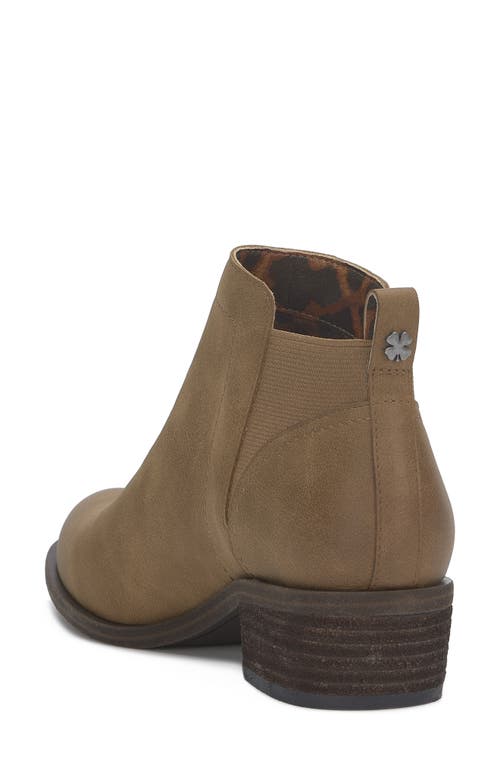 Lucky Brand Badene Ankle Boot In Dark Natural Direction Ll