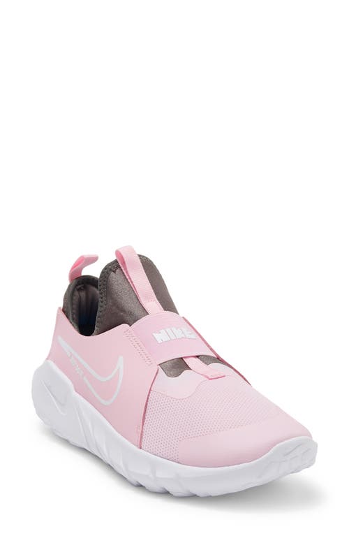 Nike Flex Runner 2 Slip-on Running Shoe In Pink/white/pewter