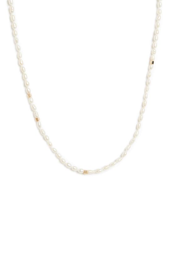 ALLSAINTS 8–8.5MM FRESHWATER PEARL COLLAR NECKLACE