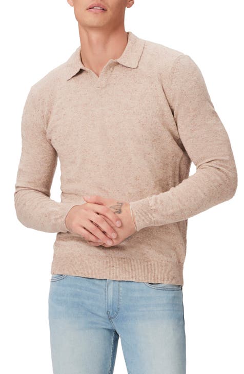 Valdez Cotton & Linen Polo Sweater