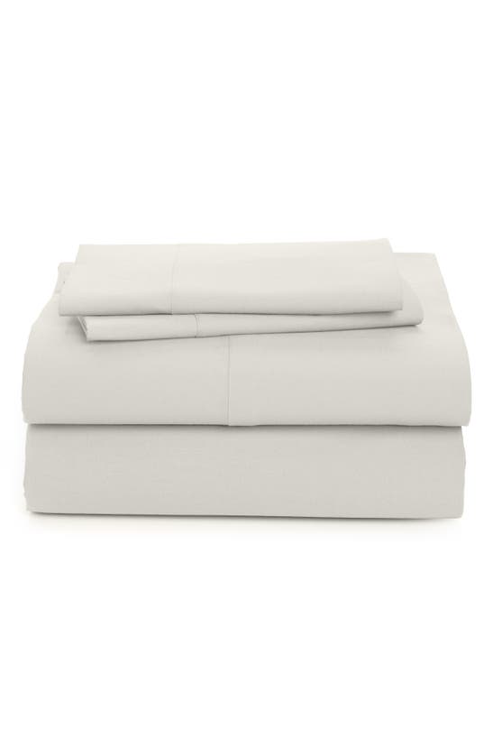 Boll & Branch Percale Hemmed Duvet Cover & Shams Set In Pale Pewter