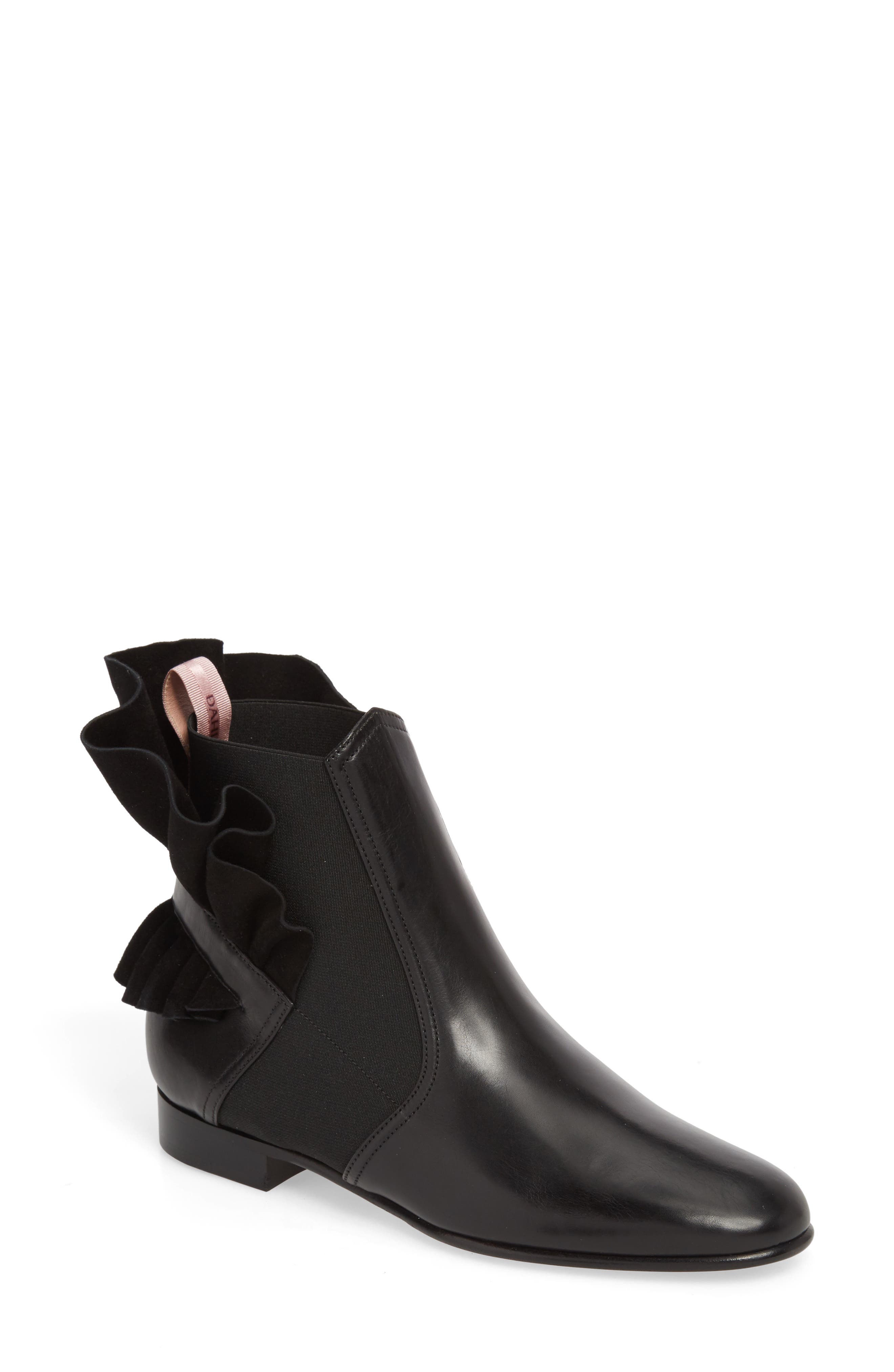Dahlia Selva Frills For All Chelsea Boot, Black (Nordstrom Exclusive)