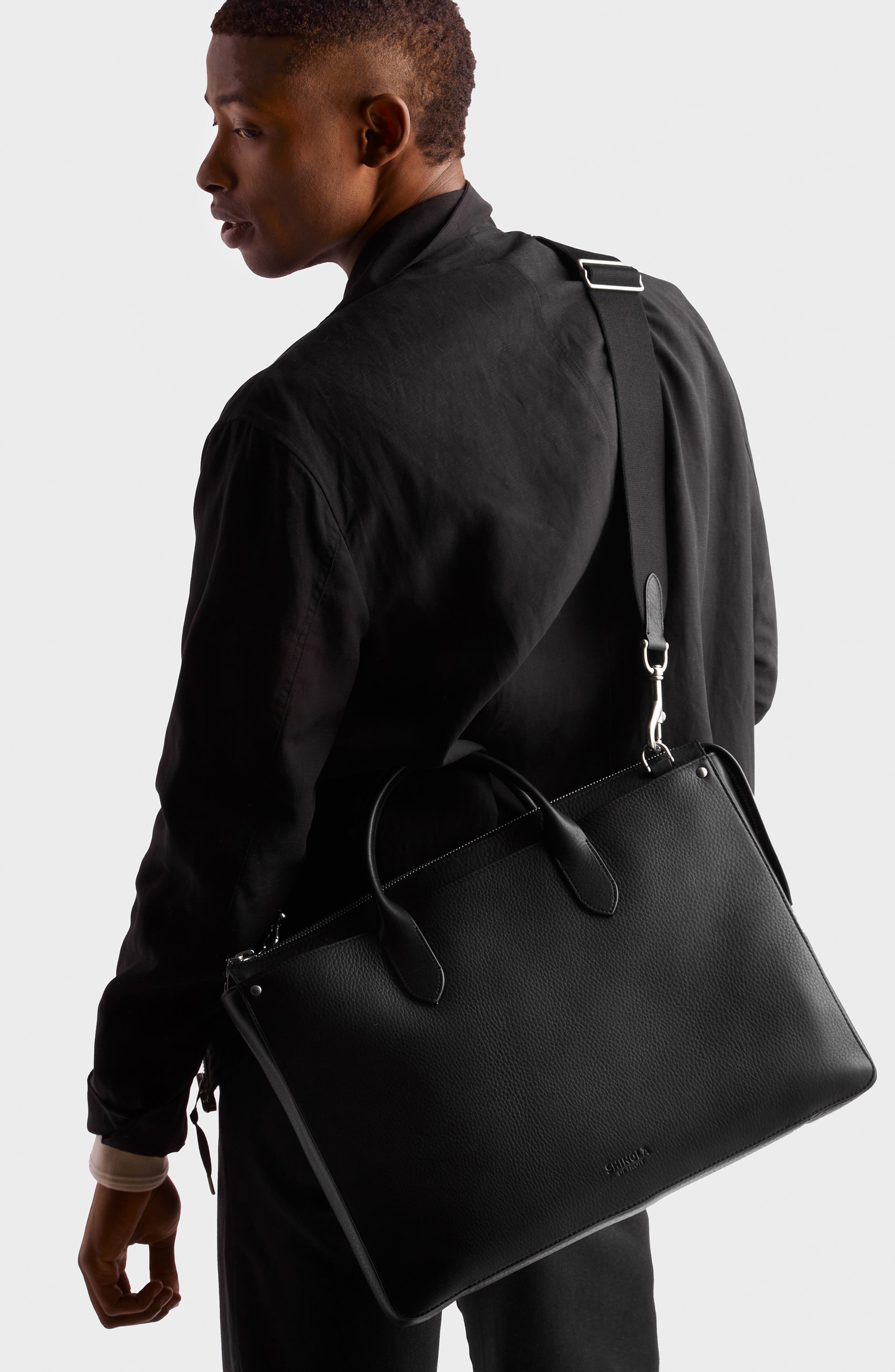 Shinola The Slim Traveler Leather Briefcase Nordstrom