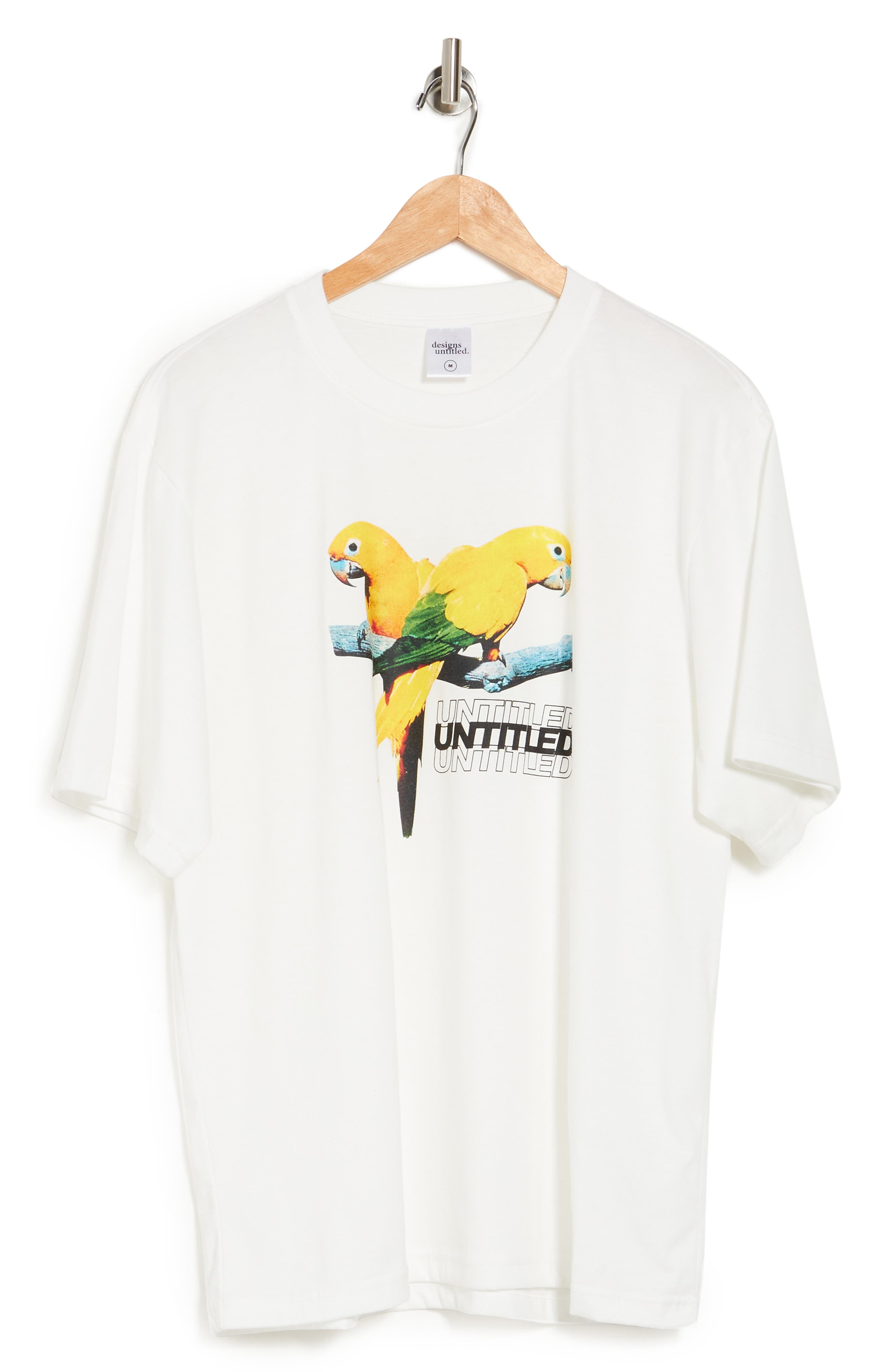 Designs Untitled Crew Neck Short Sleeve Graphic T-shirt In White
