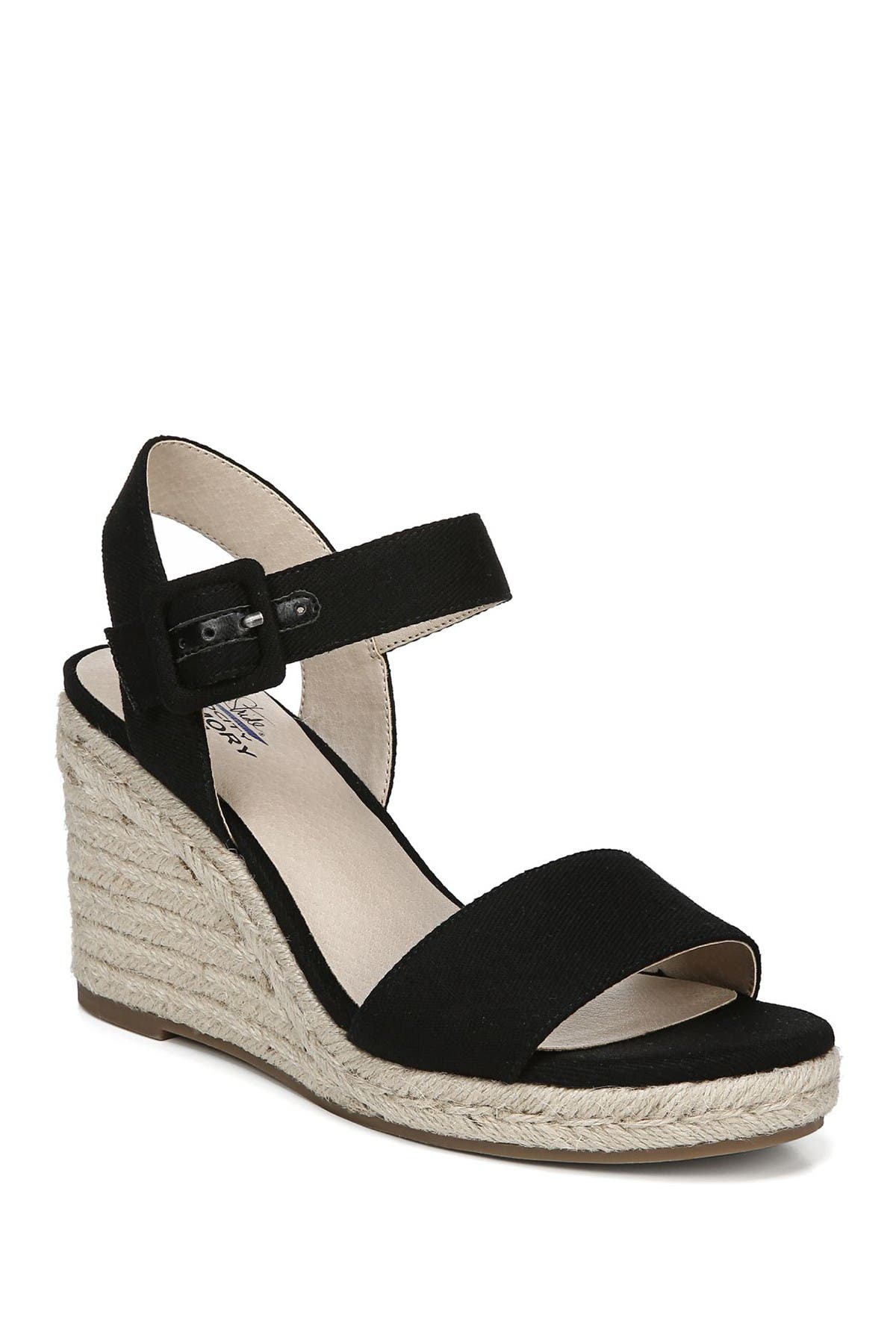 espadrille wedges closed toe wide width